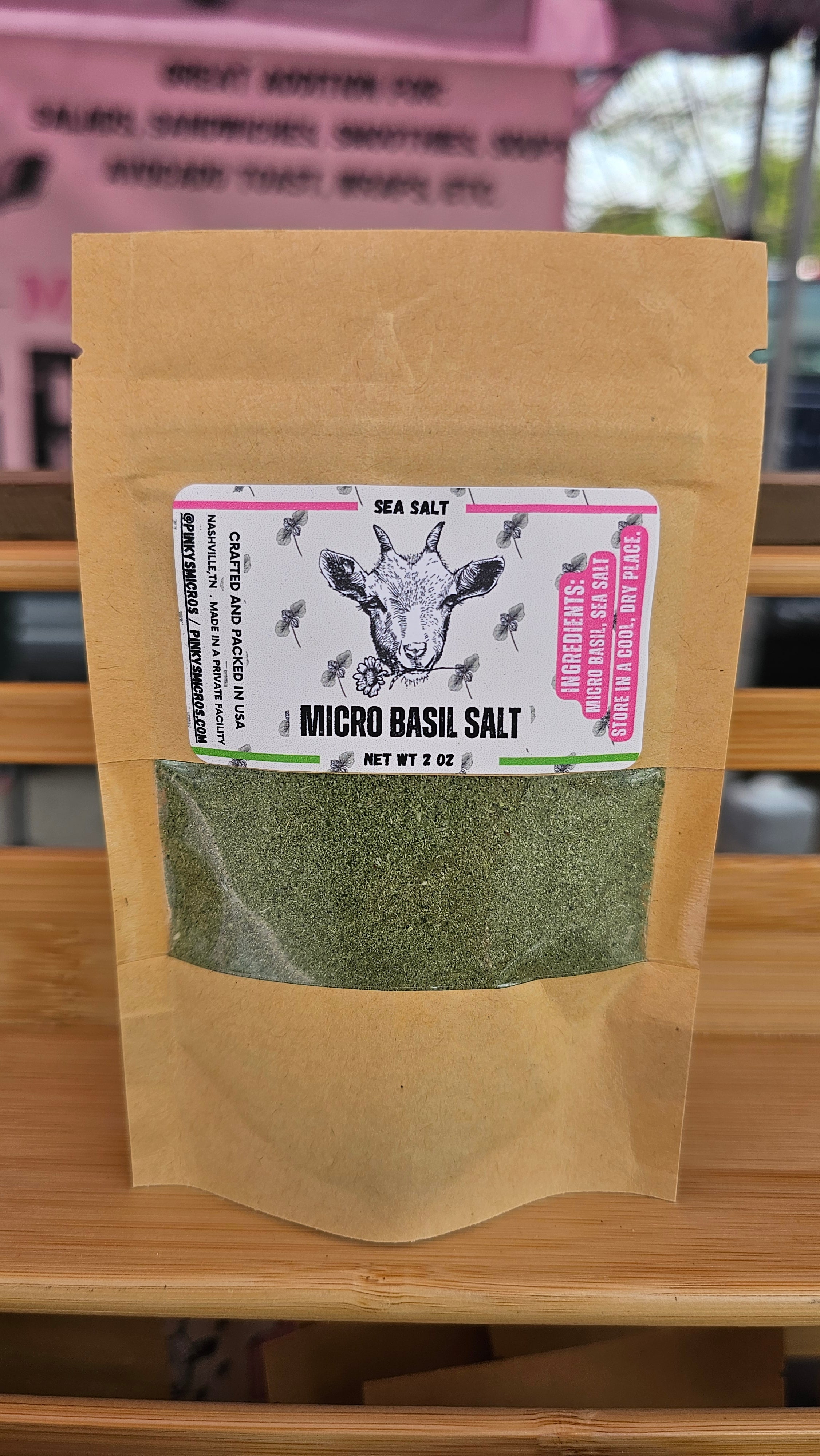 Micro Basil Sea Salt