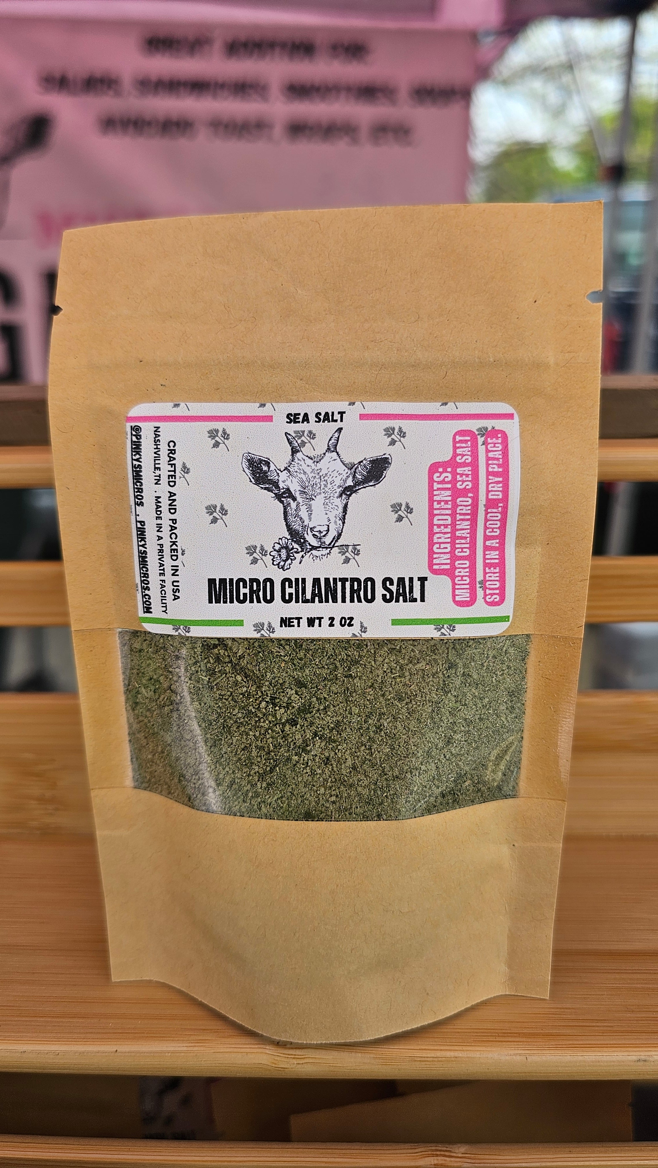 Micro Cilantro Sea Salt